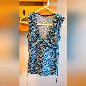 Ladies Small Aqua shirt